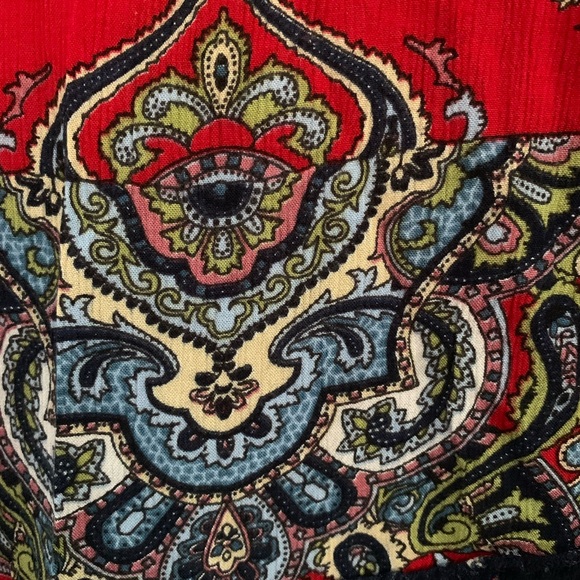 Biła sleeveless Boho tank top with tassels   Size XL - Picture 5 of 12